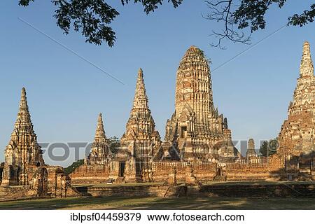 Buddhist temple complex, Wat Chaiwatthanaram, Ayutthaya Historical Park, Thailand, Asia View Large Photo Image Stock Photo - Buddhist temple complex, Wat Chaiwatthanaram, Ayutthaya Historical Park, Thailand, Asia. Fotosearch