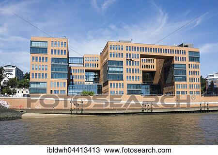 Burda publishing house on the Elbe River, Holzhafen district, Hamburg, Germany, Europe View Large Photo Image Stock Image - Burda publishing house on the Elbe River, Holzhafen district, Hamburg, Germany, Europe. Fotosearch