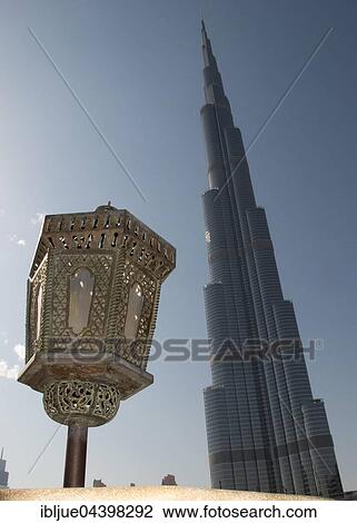Stock Image - Burj Khalifa, Dubai, United Arab Emirates, Asia. Fotosearch