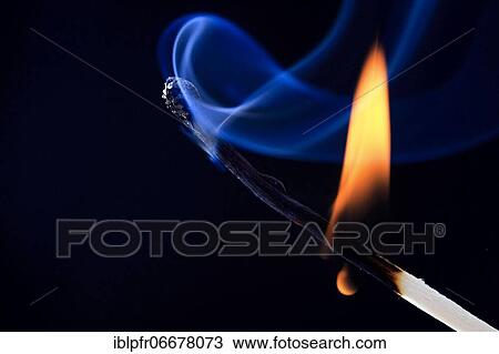 Burning match forms blue smoke, black background, studio, switzerland View Large Photo Image Stock Image - Burning match forms blue smoke, black background, studio, switzerland. Fotosearch