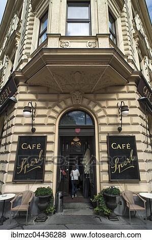 Cafe Sperl, entrance, Viennese coffe house, Vienna, Austria, Europe View Large Photo Image Stock Photo - Cafe Sperl, entrance, Viennese coffe house, Vienna, Austria, Europe. Fotosearch