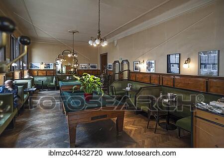 Café Goldegg, Viennese coffee house, with pool tables, opened in 1910, Argentinierstraße 49, Vienna, Austria, Europe View Large Photo Image Stock Image - Café Goldegg, Viennese coffee house, with pool tables, opened in 1910, Argentinierstraße 49, Vienna, Austria, Europe. Fotosearch