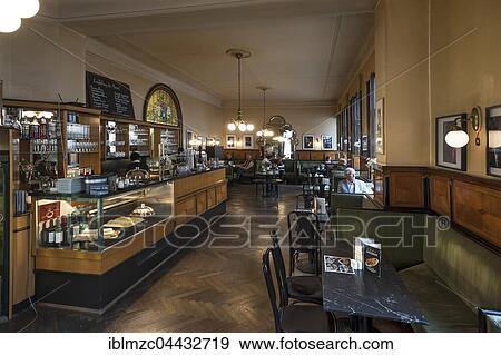 Café Goldegg, Viennese coffee house, opened in 1910, Argentinierstraße 49, Vienna, Austria, Europe View Large Photo Image Stock Photo - Café Goldegg, Viennese coffee house, opened in 1910, Argentinierstraße 49, Vienna, Austria, Europe. Fotosearch
