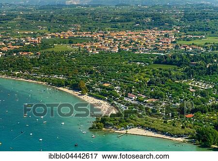 Camping La Quercia, campsite with Lake Garda, Veneto, Italy, Europe View Large Photo Image Stock Photo - Camping La Quercia, campsite with Lake Garda, Veneto, Italy, Europe. Fotosearch