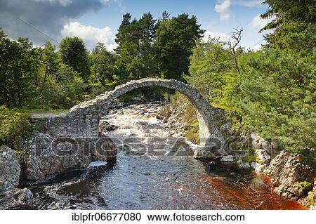 Carrbridge with Dulnain River, Scotland, Great Britain View Large Photo Image Stock Image - Carrbridge with Dulnain River, Scotland, Great Britain. Fotosearch