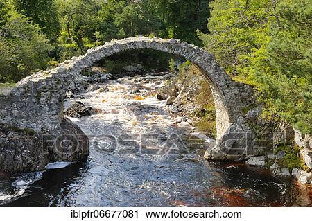 Carrbridge with Dulnain River, Scotland, Great Britain View Large Photo Image Stock Image - Carrbridge with Dulnain River, Scotland, Great Britain. Fotosearch