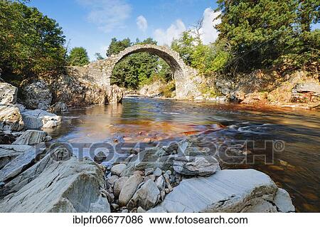 Carrbridge with Dulnain River, Scotland, Great Britain View Large Photo Image Stock Photograph - Carrbridge with Dulnain River, Scotland, Great Britain. Fotosearch