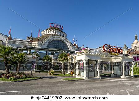 Stock Image - Casino, Evian-les-Bains, Haute-Savoie, France, Europe. Fotosearch