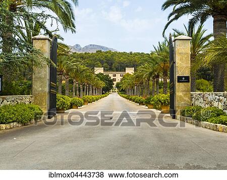 Castell Son Claret hotel with acclaimed restaurant Zaranda, Majorca, Spain, Europe View Large Photo Image Stock Photo - Castell Son Claret hotel with acclaimed restaurant Zaranda, Majorca, Spain, Europe. Fotosearch