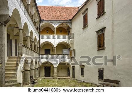 Castle courtyard, Riegersburg, Styria, Austria, Europe View Large Photo Image Stock Photography - Castle courtyard, Riegersburg, Styria, Austria, Europe. Fotosearch