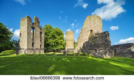 Castle ruin Krukenburg in Bad Karlshafen-Helmarshausen, Reinhardswald, Weserbergland, Hesse, Germany, Europe View Large Photo Image Stock Photo - Castle ruin Krukenburg in Bad Karlshafen-Helmarshausen, Reinhardswald, Weserbergland, Hesse, Germany, Europe. Fotosearch