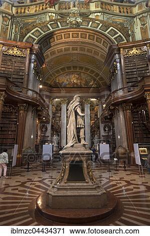 Ceremonial hall and statue of Charles VI. 1735, by Antonio Corradini, Austrian National Library, built from 1723 to 1726, Vienna, Austria, Europe View Large Photo Image Stock Image - Ceremonial hall and statue of Charles VI. 1735, by Antonio Corradini, Austrian National Library, built from 1723 to 1726, Vienna, Austria, Europe. Fotosearch