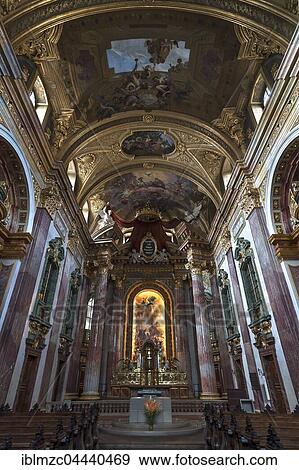 Chancel and ceiling vault with illusionistic paintings, Jesuit Church, Doktor-Ignaz-Seipel-Platz, Vienna, Austria, Europe View Large Photo Image Stock Photo - Chancel and ceiling vault with illusionistic paintings, Jesuit Church, Doktor-Ignaz-Seipel-Platz, Vienna, Austria, Europe. Fotosearch