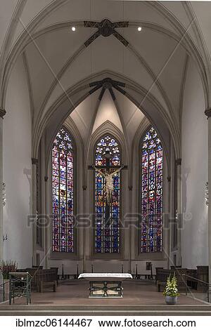 Chancel of the Liebfrauen Überwasser Church, Münster, North Rhine-Westphalia, Germany, Europe View Large Photo Image Stock Photo - Chancel of the Liebfrauen Überwasser Church, Münster, North Rhine-Westphalia, Germany, Europe. Fotosearch