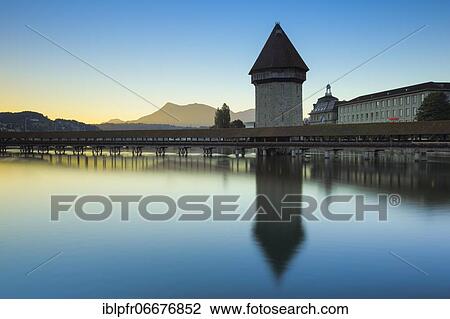 Chapel bridge with Rigi, Lucerne, Switzerland, Europe View Large Photo Image Stock Image - Chapel bridge with Rigi, Lucerne, Switzerland, Europe. Fotosearch