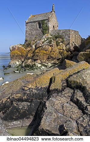 Chapel Mont Saint Michel, Normandy, France, Europe View Large Photo Image Stock Image - Chapel Mont Saint Michel, Normandy, France, Europe. Fotosearch
