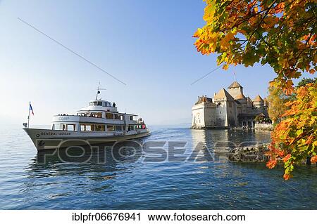 Chillon Castle, Switzerland, Europe View Large Photo Image Stock Image - Chillon Castle, Switzerland, Europe. Fotosearch