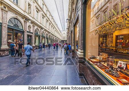 Chocolatier in the Galeries Saint-Hubert shopping mall, Brussels city center, Belgium, Europe View Large Photo Image Picture - Chocolatier in the Galeries Saint-Hubert shopping mall, Brussels city center, Belgium, Europe. Fotosearch