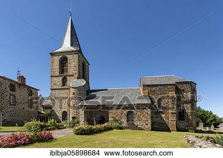 Church, Coltines, planèze de Saint-Flour, Cantal department, Auvergne-Rhone-Alpes, France, Europe View Large Photo Image Picture - Church, Coltines, planèze de Saint-Flour, Cantal department, Auvergne-Rhone-Alpes, France, Europe. Fotosearch