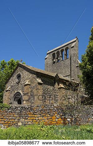 Church Saint Gal, Roffiac, Saint Flour planeze, Cantal department, Auvergne-Rhone-Alpes, France, Europe View Large Photo Image Stock Photo - Church Saint Gal, Roffiac, Saint Flour planeze, Cantal department, Auvergne-Rhone-Alpes, France, Europe. Fotosearch