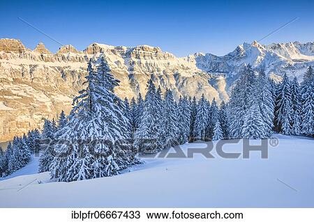 Stock Image - Churfirsten, St. Gallen, Switzerland, Europe. Fotosearch