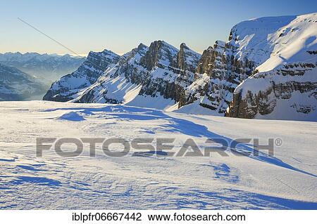 Stock Image - Churfirsten, Switzerland, Europe. Fotosearch