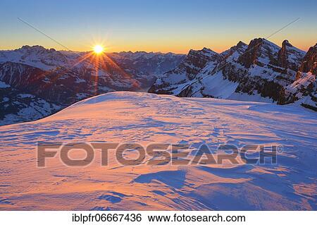Churfirsten, Switzerland, Europe View Large Photo Image Stock Photograph - Churfirsten, Switzerland, Europe. Fotosearch