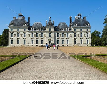 Château de Cheverny, Loir-et-Cher Département, France, Europe View Large Photo Image Stock Photograph - Château de Cheverny, Loir-et-Cher Département, France, Europe. Fotosearch
