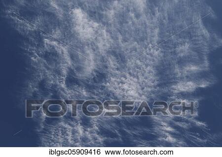 Cirrus clouds (Cirrus) in the blue sky, Canada, North America View Large Photo Image Stock Photograph - Cirrus clouds (Cirrus) in the blue sky, Canada, North America. Fotosearch