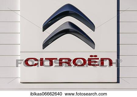 Citrön, logo on a car dealership, brand of the car manufacturer Groupe PSA, Düsseldorf, North Rhine-Westphalia, Germany, Europe View Large Photo Image Stock Image - Citrön, logo on a car dealership, brand of the car manufacturer Groupe PSA, Düsseldorf, North Rhine-Westphalia, Germany, Europe. Fotosearch