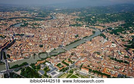 City centre with Adige River, Province of Verona, Veneto, Italy, Europe View Large Photo Image Stock Photo - City centre with Adige River, Province of Verona, Veneto, Italy, Europe. Fotosearch
