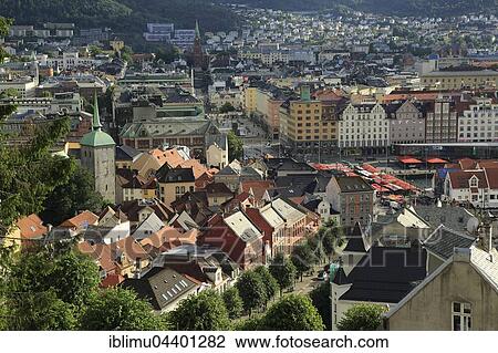 Cityscape rooftops of city centre buildings, Bergen, Norway, Europe View Large Photo Image Stock Image - Cityscape rooftops of city centre buildings, Bergen, Norway, Europe. Fotosearch