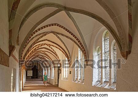 Cloister, Domkloster, Ratzeburg, Schleswig-Holstein, Germany, Europe View Large Photo Image Picture - Cloister, Domkloster, Ratzeburg, Schleswig-Holstein, Germany, Europe. Fotosearch