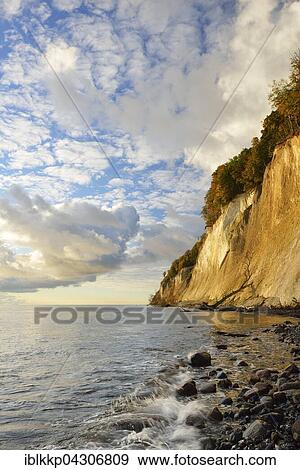 Clouds above sea, chalk cliffs, Jasmund National Park, Baltic Coast at Sassnitz, Rügen, Mecklenburg-Western Pomerania View Large Photo Image Stock Photo - Clouds above sea, chalk cliffs, Jasmund National Park, Baltic Coast at Sassnitz, Rügen, Mecklenburg-Western Pomerania. Fotosearch
