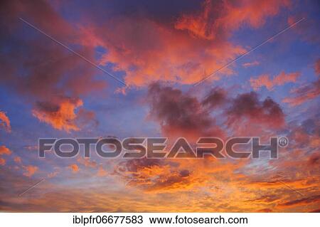 Clouds at sunset View Large Photo Image Stock Image - Clouds at sunset. Fotosearch