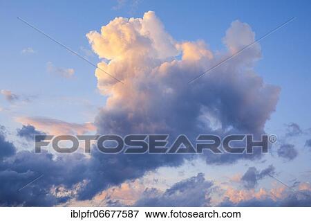 Clouds at sunset View Large Photo Image Stock Photo - Clouds at sunset. Fotosearch