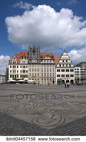 Cobblestone pavement with city arms, market, Leipzig, Saxony, Germany, Europe View Large Photo Image Stock Photo - Cobblestone pavement with city arms, market, Leipzig, Saxony, Germany, Europe. Fotosearch