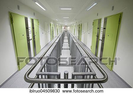 Corridor with doors, jail, Düsseldorf prison, North Rhine-Westphalia, Germany, Europe View Large Photo Image Stock Image - Corridor with doors, jail, Düsseldorf prison, North Rhine-Westphalia, Germany, Europe. Fotosearch
