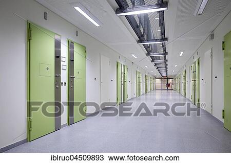 Corridor with doors, jail, Düsseldorf prison, North Rhine-Westphalia, Germany, Europe View Large Photo Image Stock Image - Corridor with doors, jail, Düsseldorf prison, North Rhine-Westphalia, Germany, Europe. Fotosearch
