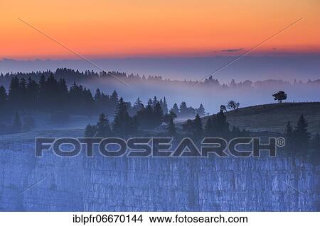 Picture - Creux du Van, Neuchâtel, Switzerland, Europe. Fotosearch
