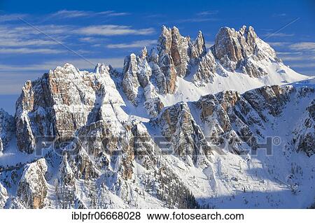 Stock Photo - Croda da Lago, Dolomites, Italy, Europe. Fotosearch