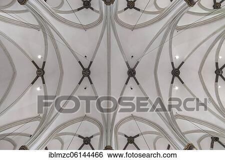 Cross vault of the Liebfrauen Überwasser Church, Münster, North Rhine-Westphalia, Germany, Europe View Large Photo Image Stock Photograph - Cross vault of the Liebfrauen Überwasser Church, Münster, North Rhine-Westphalia, Germany, Europe. Fotosearch