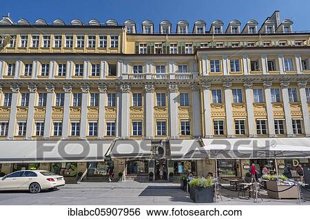 Stock Photograph - Dallmayr House in Dienerstraße, Old Town, Munich, Upper Bavaria, Bavaria, Germany, Europe. Fotosearch