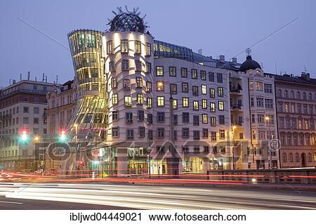 Dancing House, Tancici dum, architect Frank Gehry, Prague, Czech Republic, Europe View Large Photo Image Stock Image - Dancing House, Tancici dum, architect Frank Gehry, Prague, Czech Republic, Europe. Fotosearch