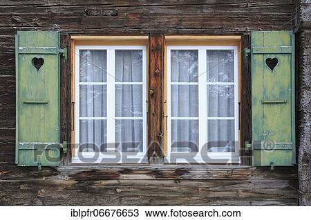 Detail of Swiss Mountain House View Large Photo Image Stock Image - Detail of Swiss Mountain House. Fotosearch