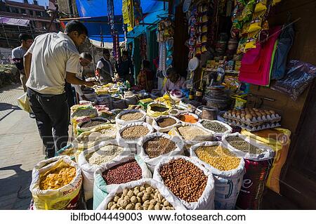 Different spices, nuts, beans and lentils are sold in street market, Kathmandu, Kathmandu District, Nepal, Asia View Large Photo Image Stock Image - Different spices, nuts, beans and lentils are sold in street market, Kathmandu, Kathmandu District, Nepal, Asia. Fotosearch