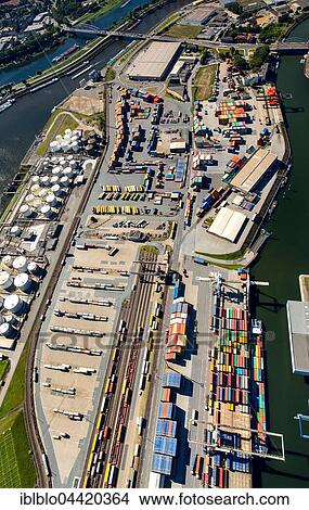 Duisport, inland port, Rhine, Duisburg, Ruhr district, North Rhine-Westphalia, Germany, Europe View Large Photo Image Picture - Duisport, inland port, Rhine, Duisburg, Ruhr district, North Rhine-Westphalia, Germany, Europe. Fotosearch