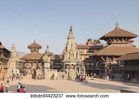Stock Photo - Durbar Square, Bhaktapur, Nepal, Asia. Fotosearch