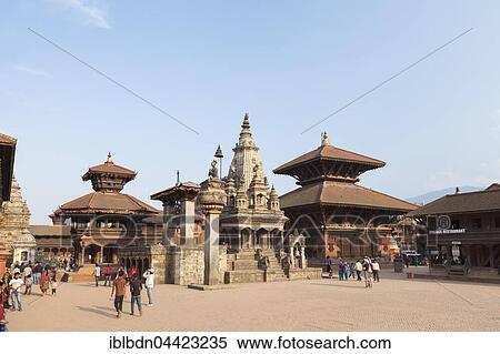 Stock Photography - Durbar Square, Bhaktapur, Nepal, Asia. Fotosearch