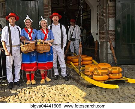 Dutch cheese girls, Kaasmeisje, traditional costume, cheese carriers, cheese market, Alkmaar, Holland, The Netherlands, Europe View Large Photo Image Stock Photograph - Dutch cheese girls, Kaasmeisje, traditional costume, cheese carriers, cheese market, Alkmaar, Holland, The Netherlands, Europe. Fotosearch